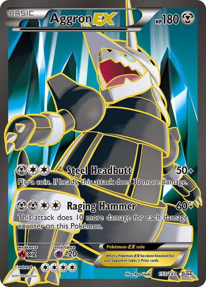 Pokemon Aggron EX 153/160 Primal Clash
