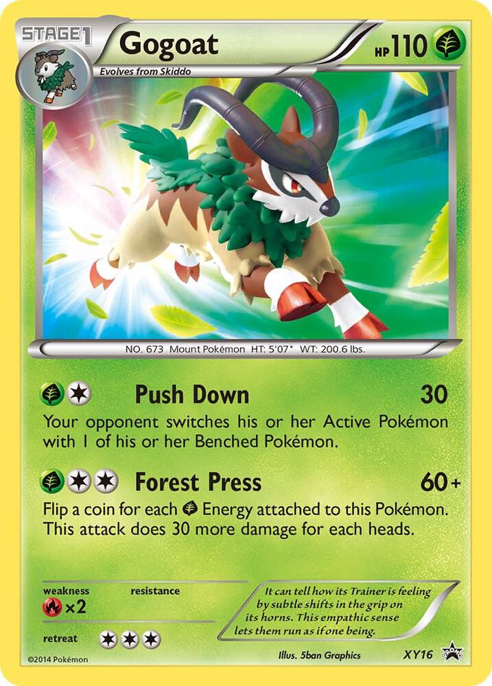 Pokemon Gogoat XY16 XY Black Star Promos