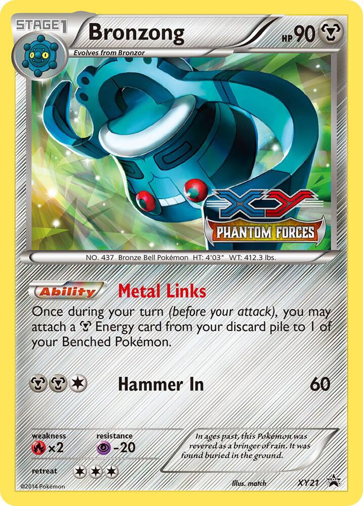 Pokemon Bronzong XY21 XY Black Star Promos