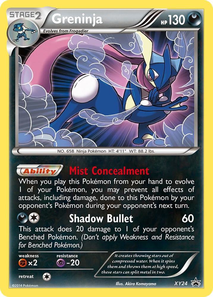 Pokemon Greninja XY24 XY Black Star Promos
