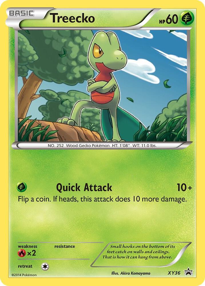 Pokemon Treecko XY36 XY Black Star Promos