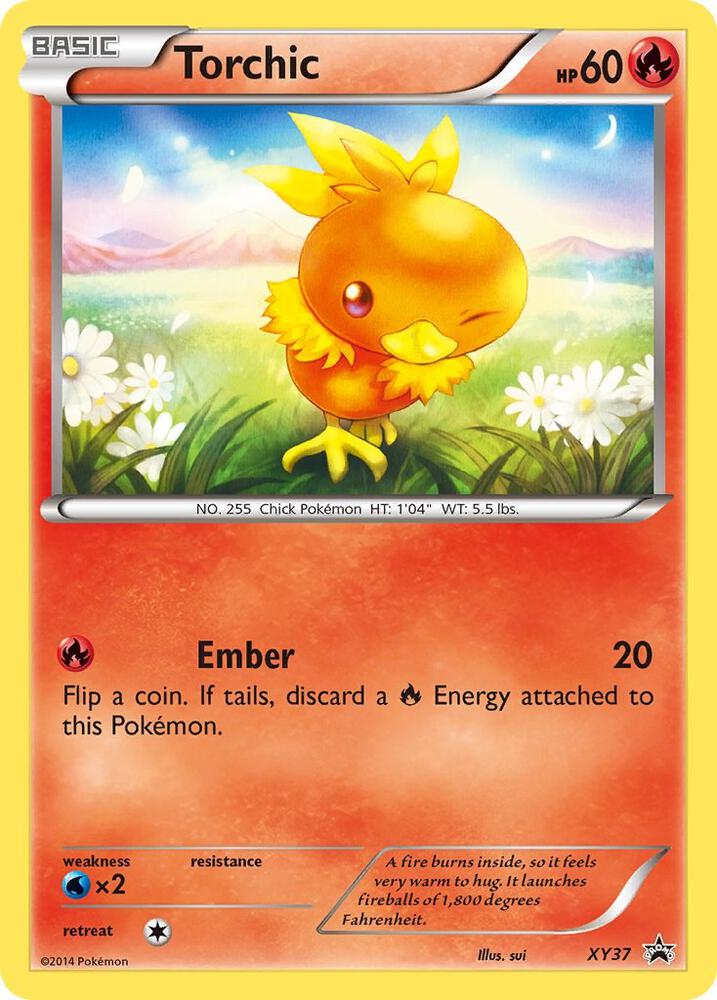 Pokemon Torchic XY37 XY Black Star Promos