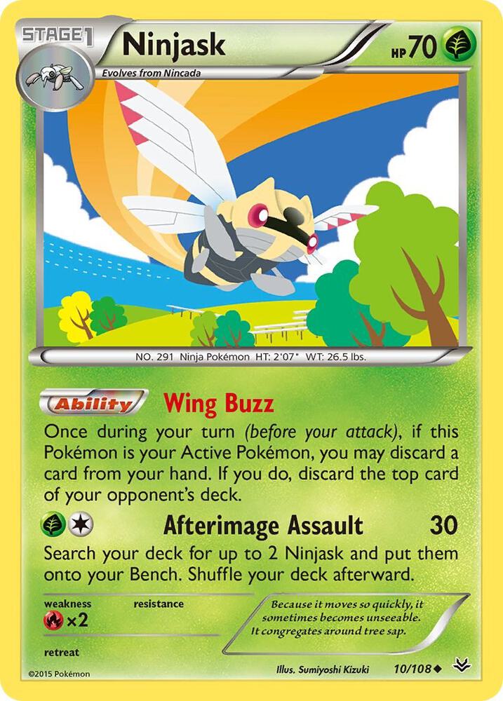 Pokemon Ninjask 10/108 Roaring Skies