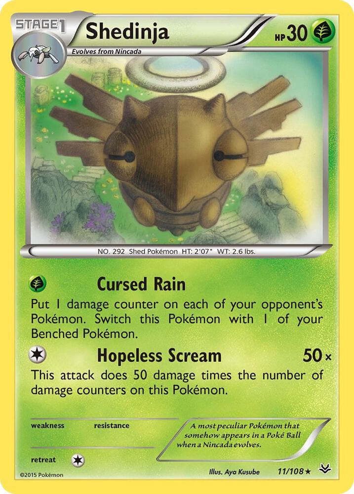 Pokemon Shedinja 11/108 Roaring Skies