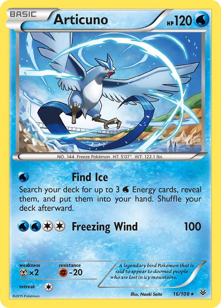 Pokemon Articuno 16/108 Roaring Skies