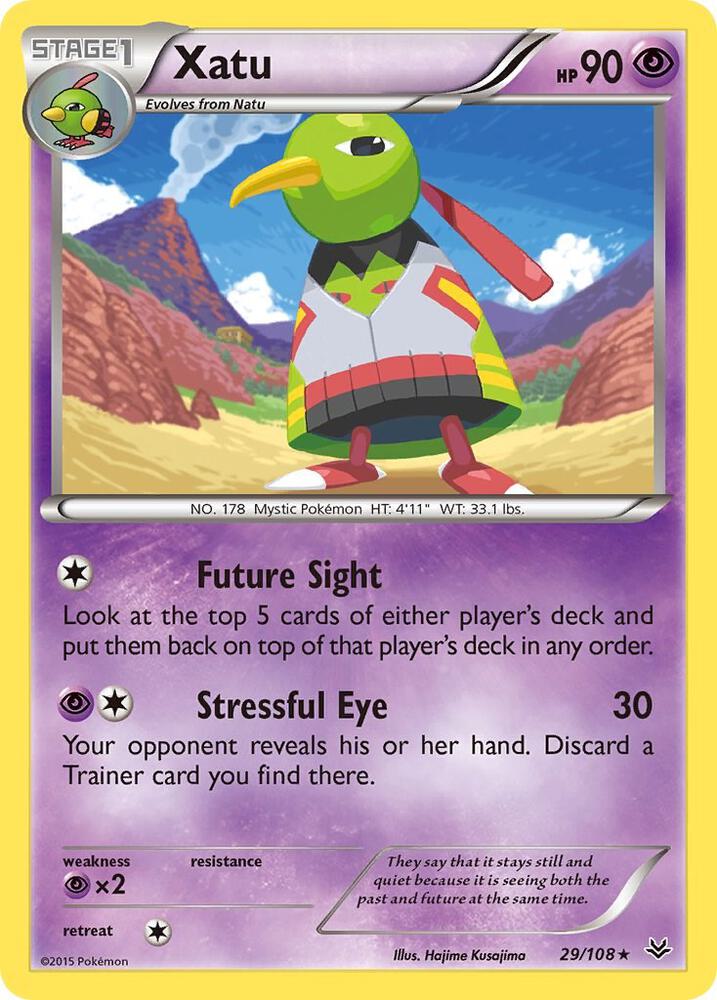 Pokemon Xatu 29/108 Roaring Skies
