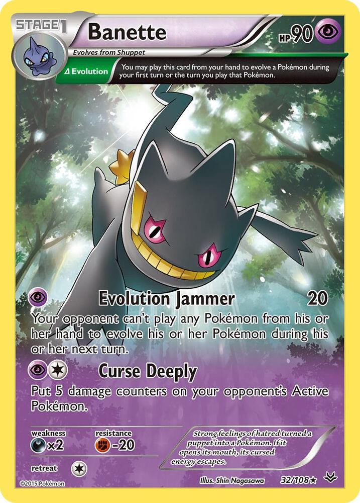 Pokemon Banette 32/108 Roaring Skies