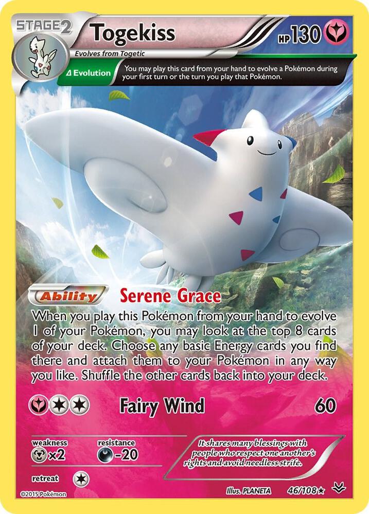 Pokemon Togekiss 46/108 Roaring Skies