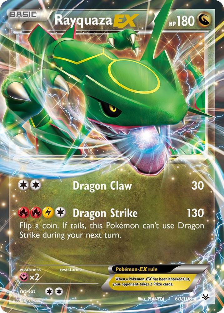 Pokemon Rayquaza EX 60/108 Roaring Skies
