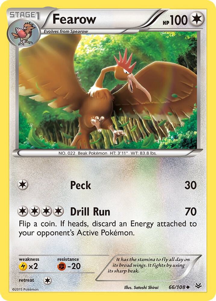 Pokemon Fearow 66/108 Roaring Skies