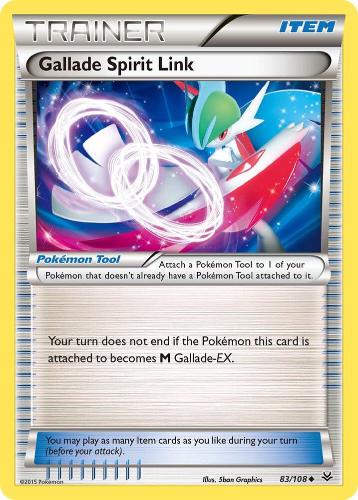Pokemon Gallade Spirit Link 83/108 Roaring Skies