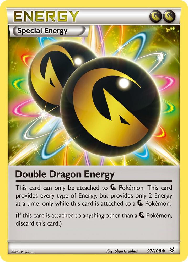 Pokemon Double Dragon Energy 97/108 Roaring Skies