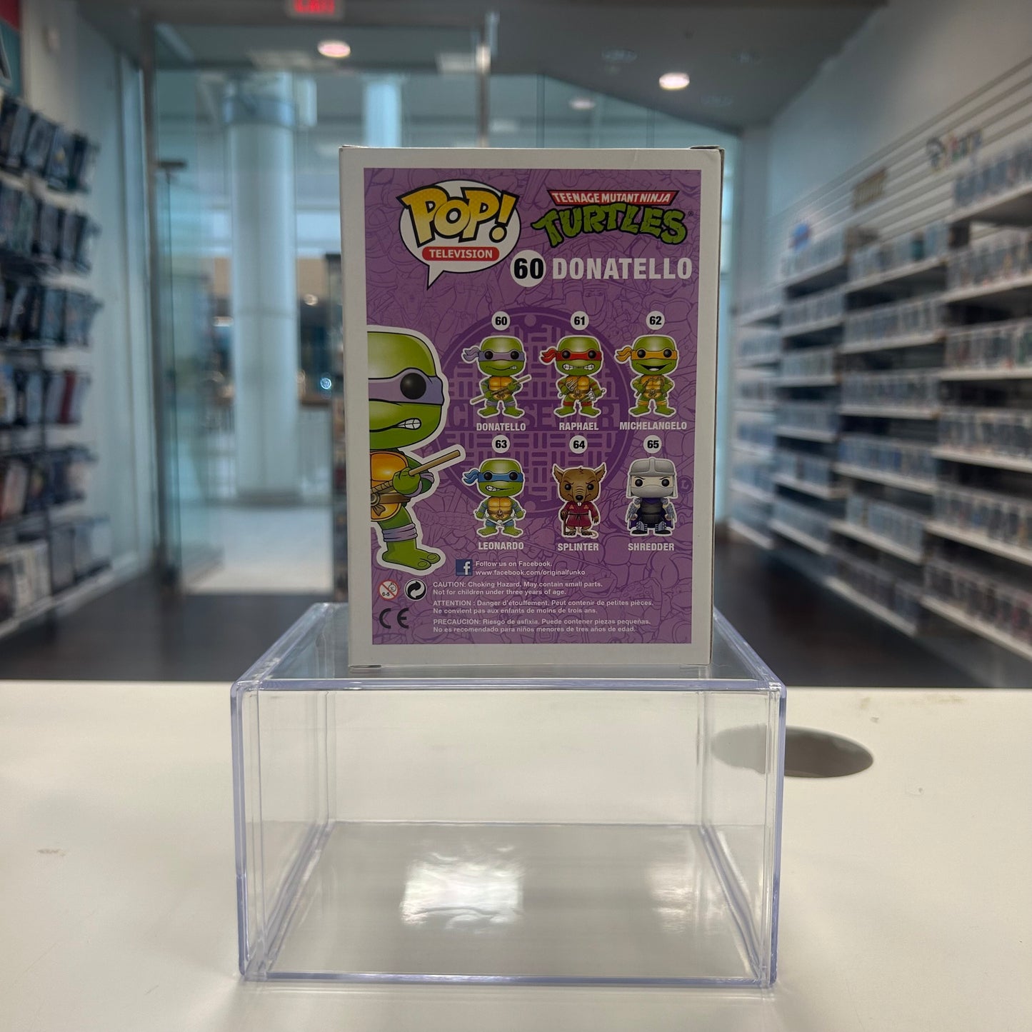 Funko Pop! Television Teenage Mutant Ninja Turtles - Donatello #60 Metallic 2013 San Diego Comic Con Exclusive LE 1008