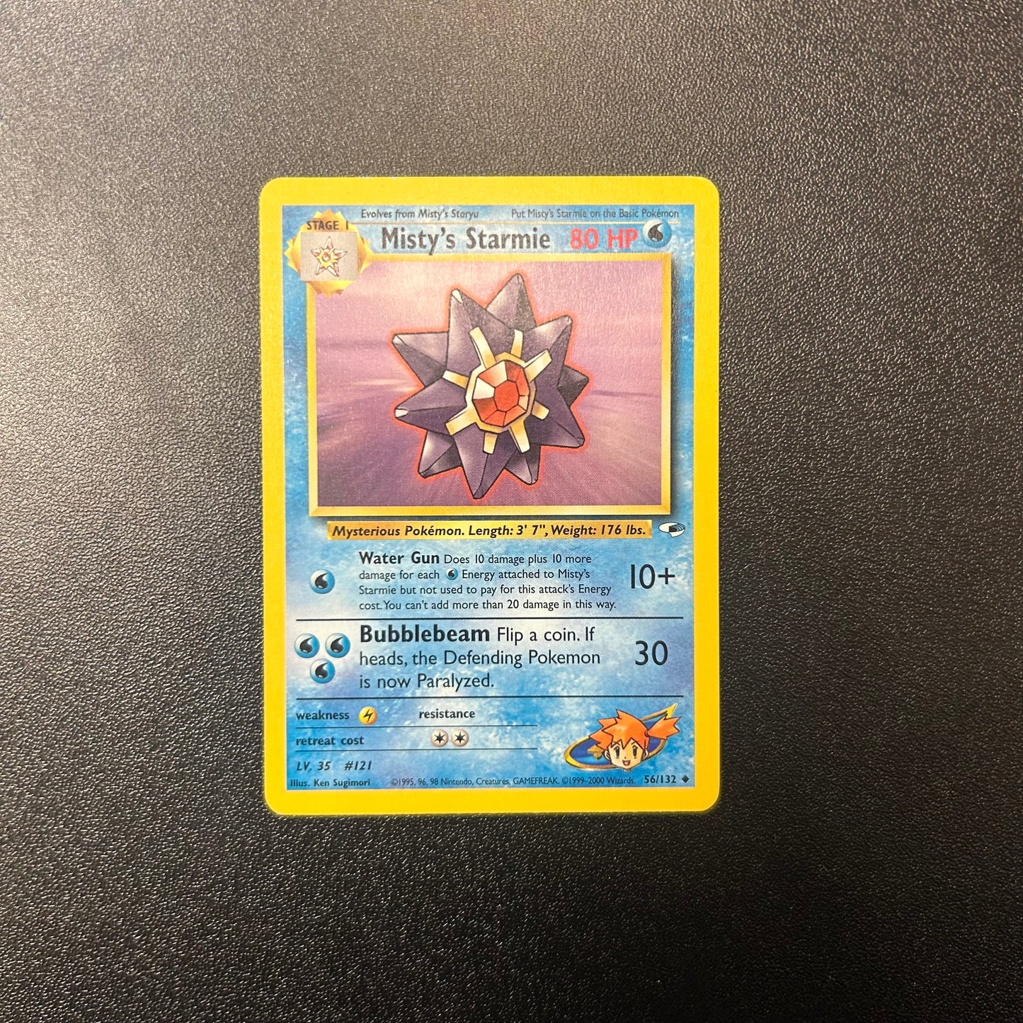 Pokemon TCG Misty's Starmie 56/132 Gym Heroes