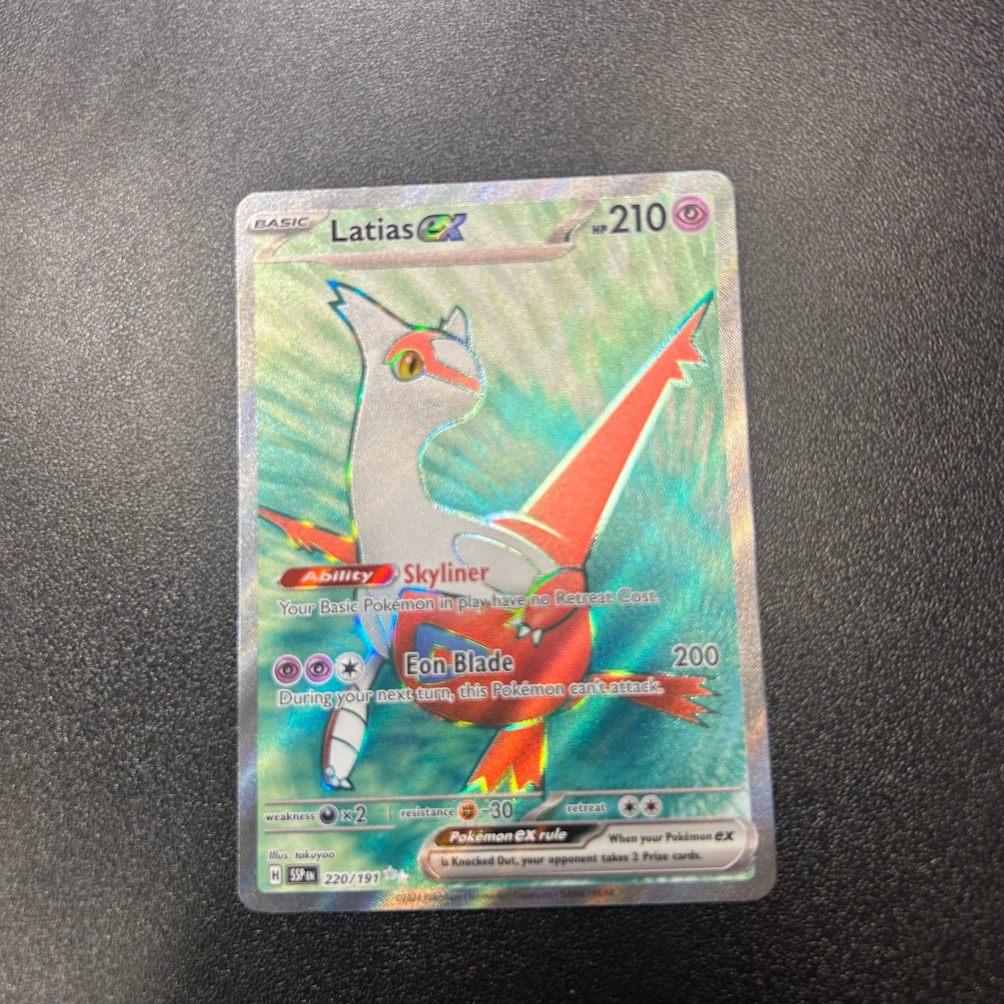 Pokemon TCG Latias ex 220/191 Surging Sparks
