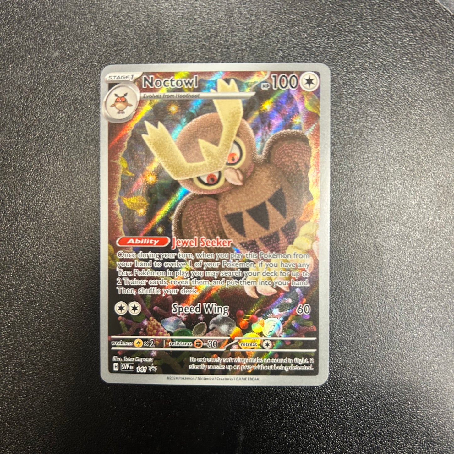 Pokemon TCG Noctowl 141 Promo Scarlet Violet
