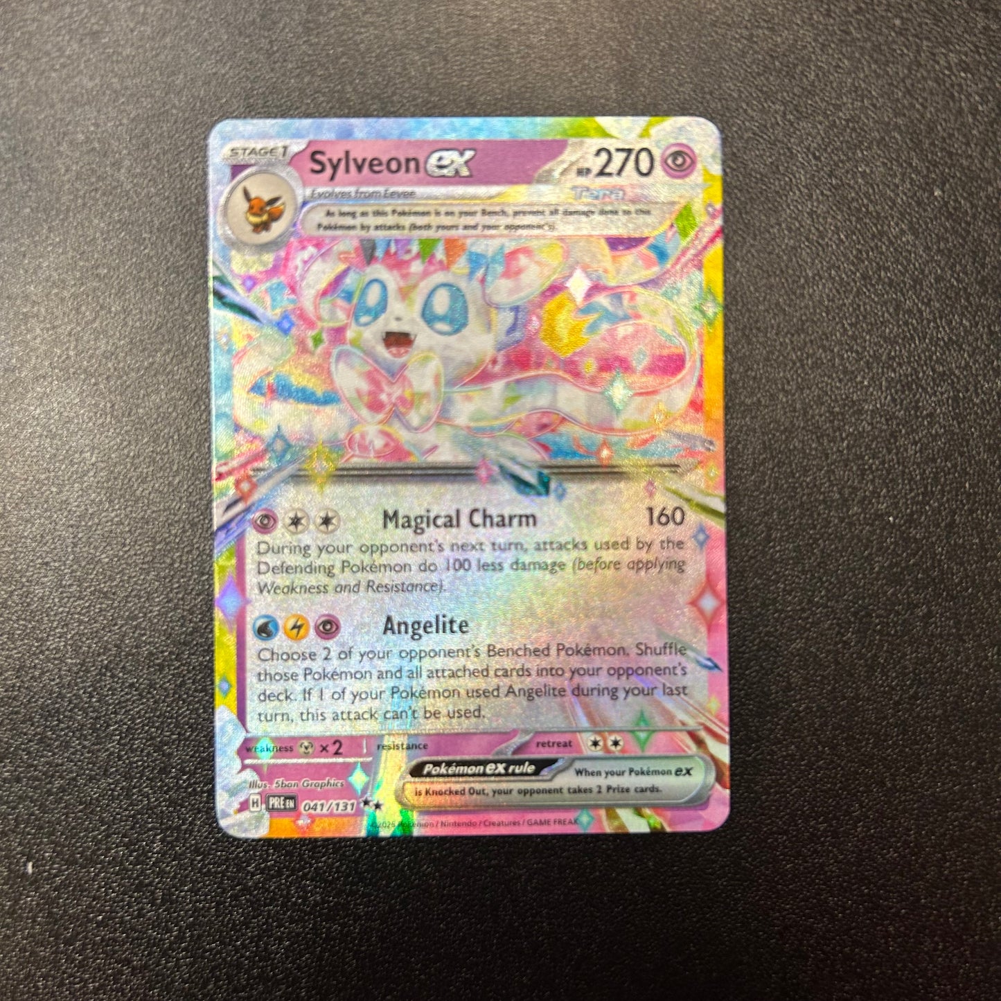 Pokemon TCG Prismatic Evolutions Sylveon ex 041/131
