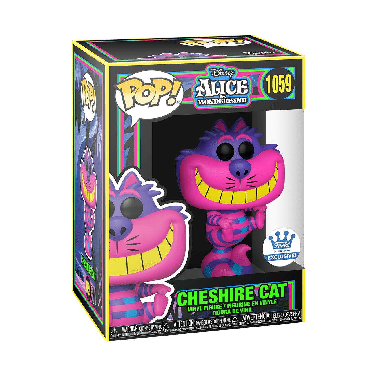 Funko Pop! Disney Alice In Wonderland #1059 Funko Exclusive BlackLight