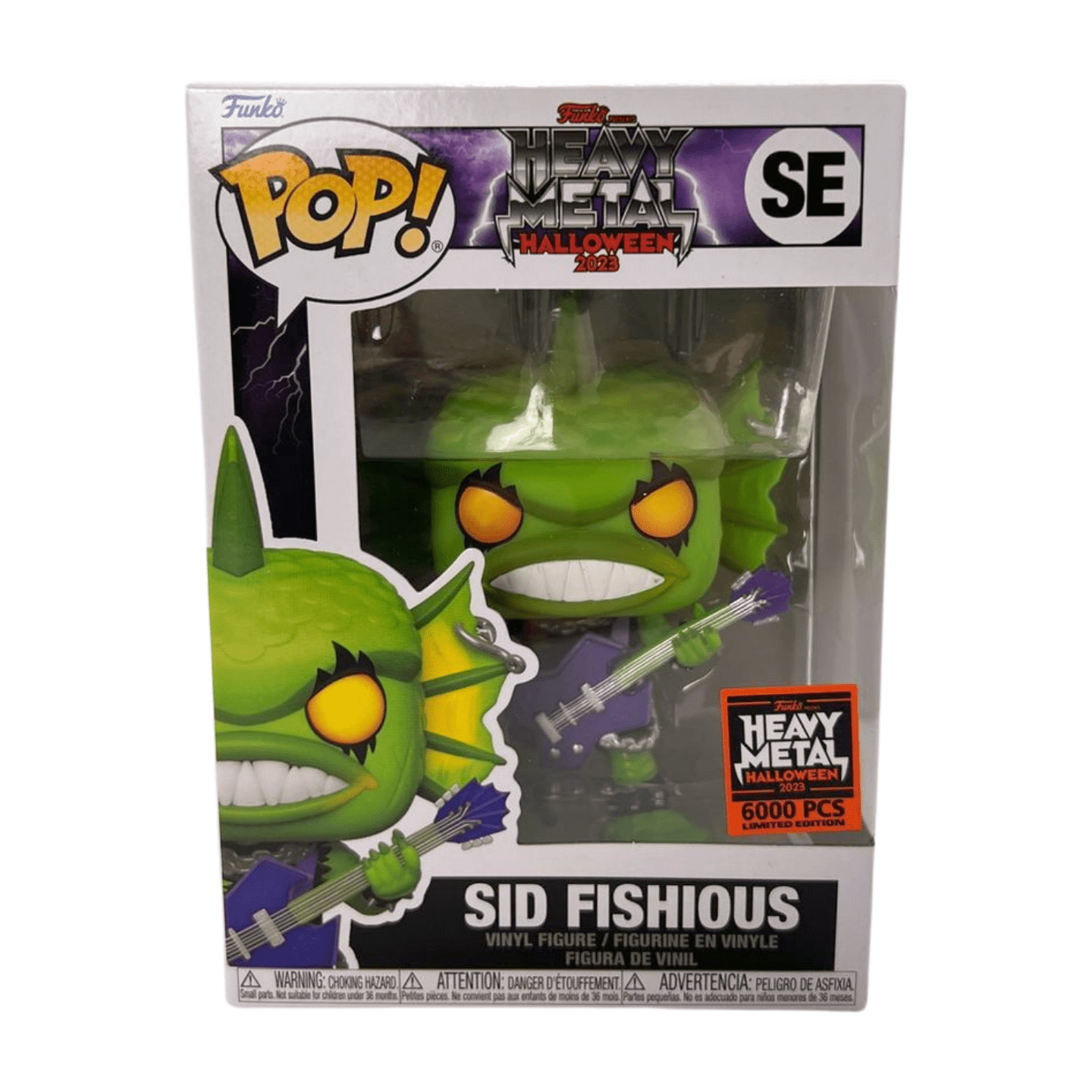 Funko Pop! Icons Freddy Heavy Metal Halloween Sid Fishious #SE 6000 PCS Limited Edition