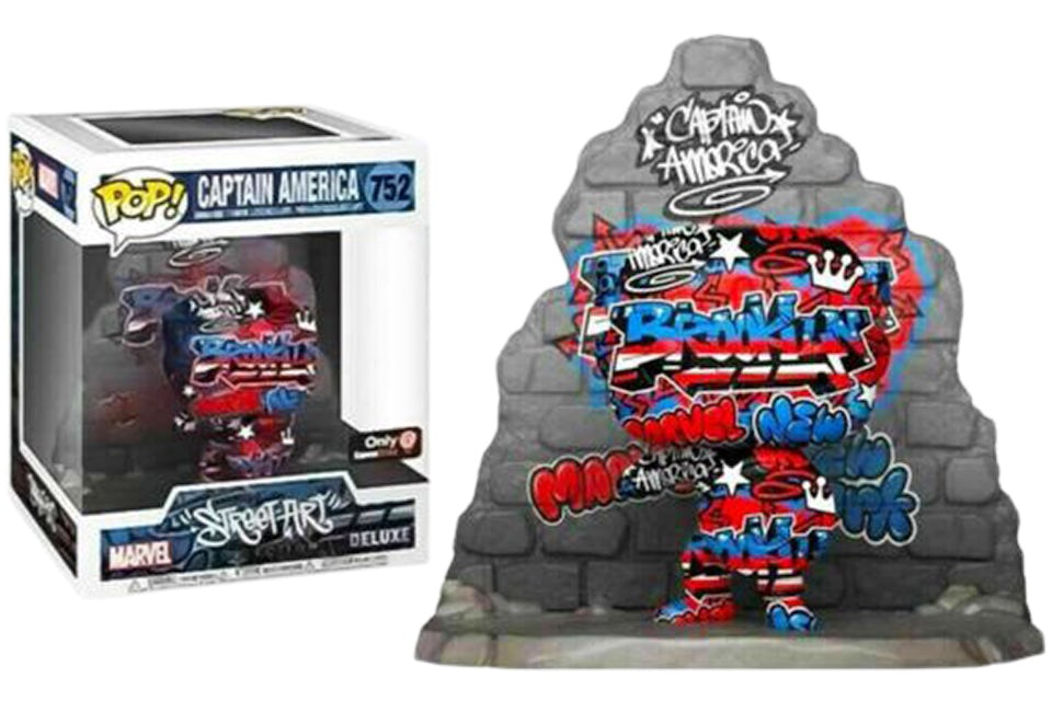 Funko Pop! Marvel Street Art Collection Captian America #752