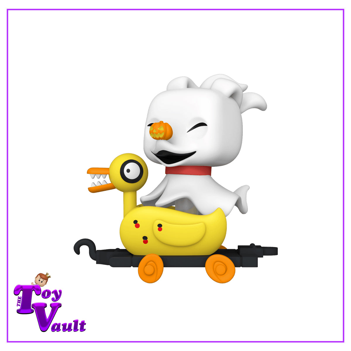 Funko Pop! Disney Nightmare Before Christmas - Zero in Duck Cart #10 Glow in the Dark Special Edition Exclusive