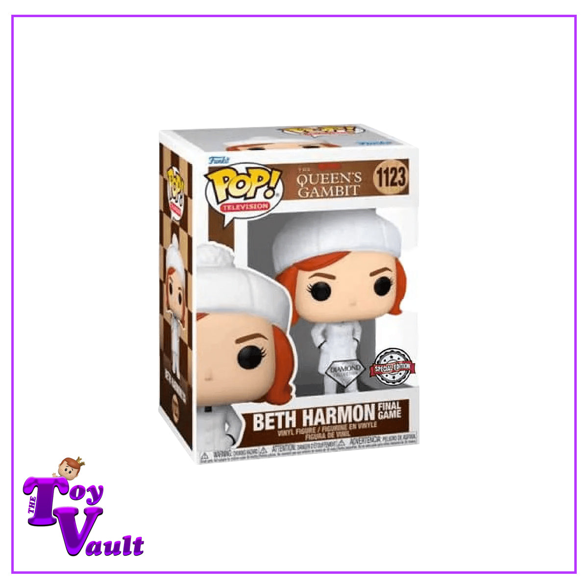 Funko Pop! Television Queen's Gambit - Beth Harmon (Final Game) #1123 Diamond Barnes and Noble Exclusive