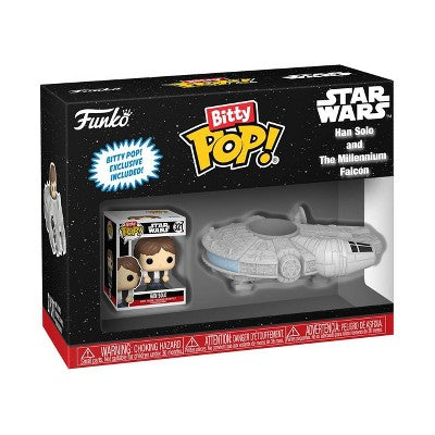 Funko Bitty Pop! Movies Star Wars Han Solo & The Millennium Falcon