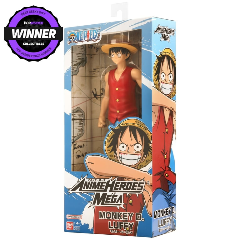 Bandai Animation One Piece Anime Heroes Mega Monkey D. Luffy Action Figure