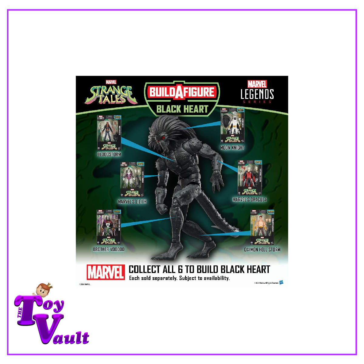 Hasbro Marvel Legends Strange Tales - Brother Voodoo 6-Inch Action Figure (Blackheart Build-a-Wave)
