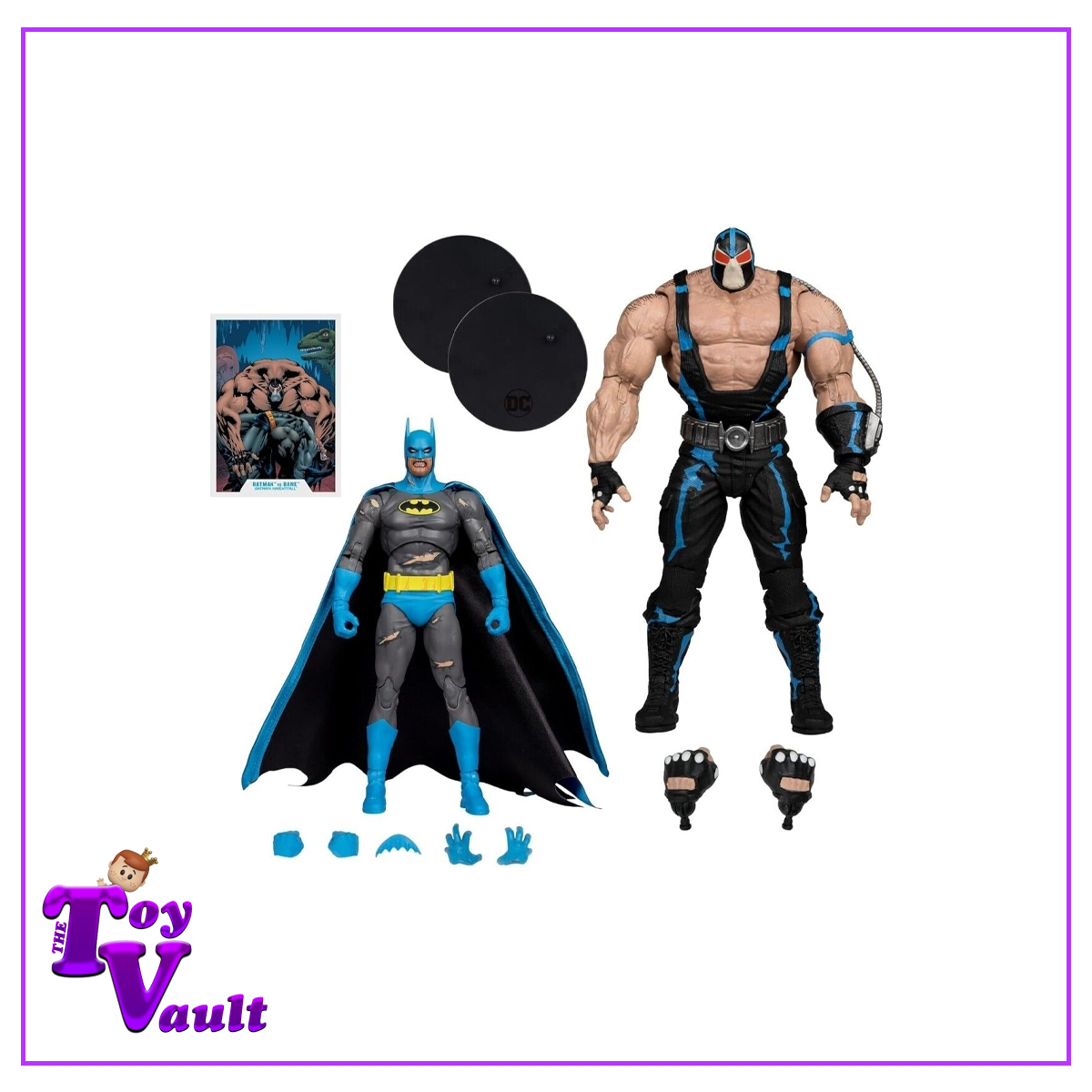 McFarlane Toys DC Heroes Multiverse - Knightfall Batman and Bane (2 Pack) Action Figure Preorder