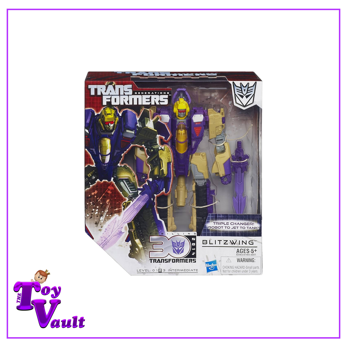 Hasbro Transformers Generations Blitzwing (Triple Changer - Robot to Jet to Tank) Action Figure