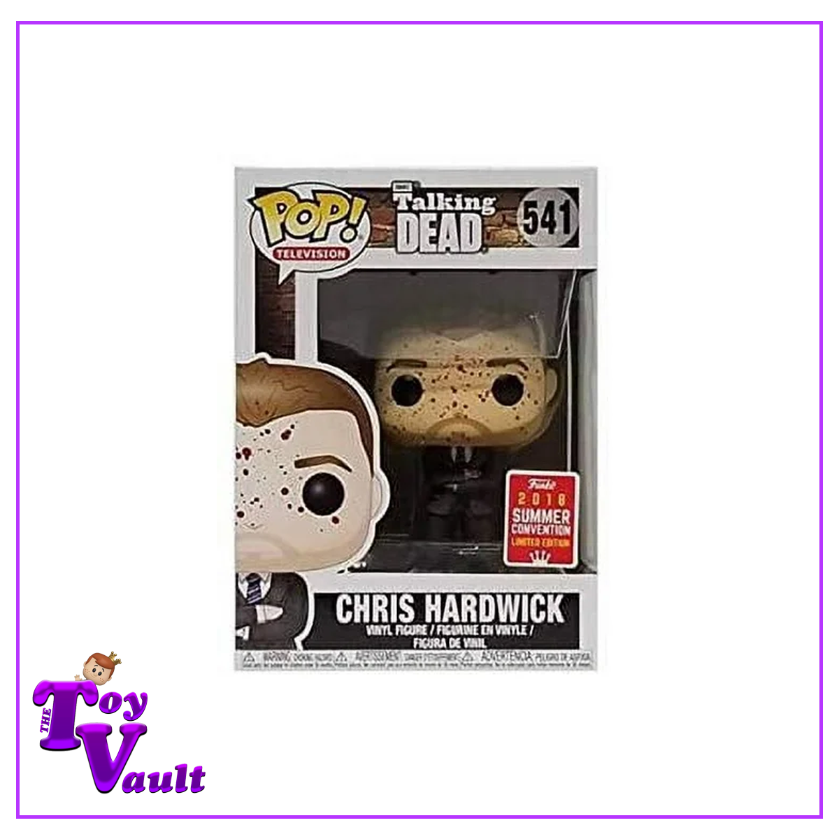 Funko Pop! Television The Talking Dead - Chris Hardwick (Bloody) #541 SDCC Shared Exclusive