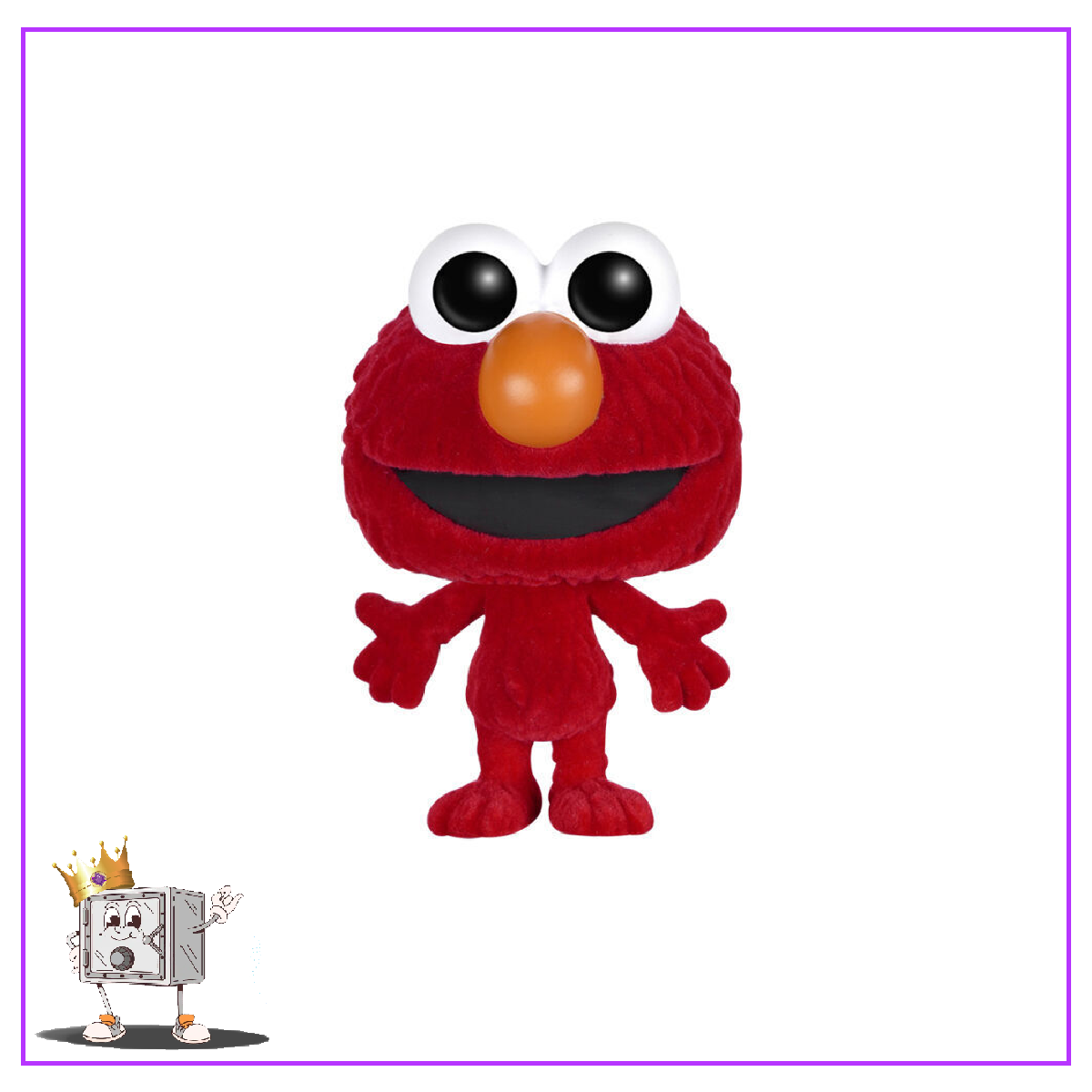 Funko Pop! Television Sesame Street - Elmo #08 Flocked Barnes and Noble Exclusive