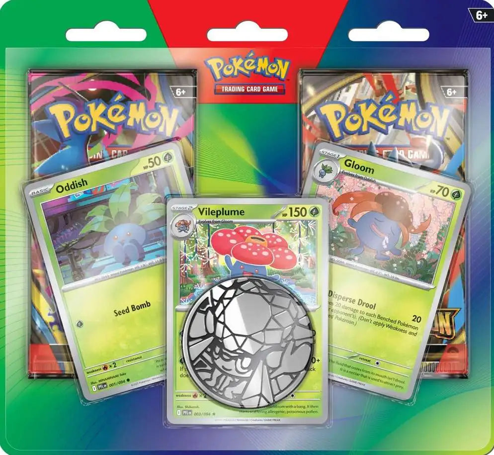 Pokemon Mega Evolution Vileplume 2-Booster Blister Pack