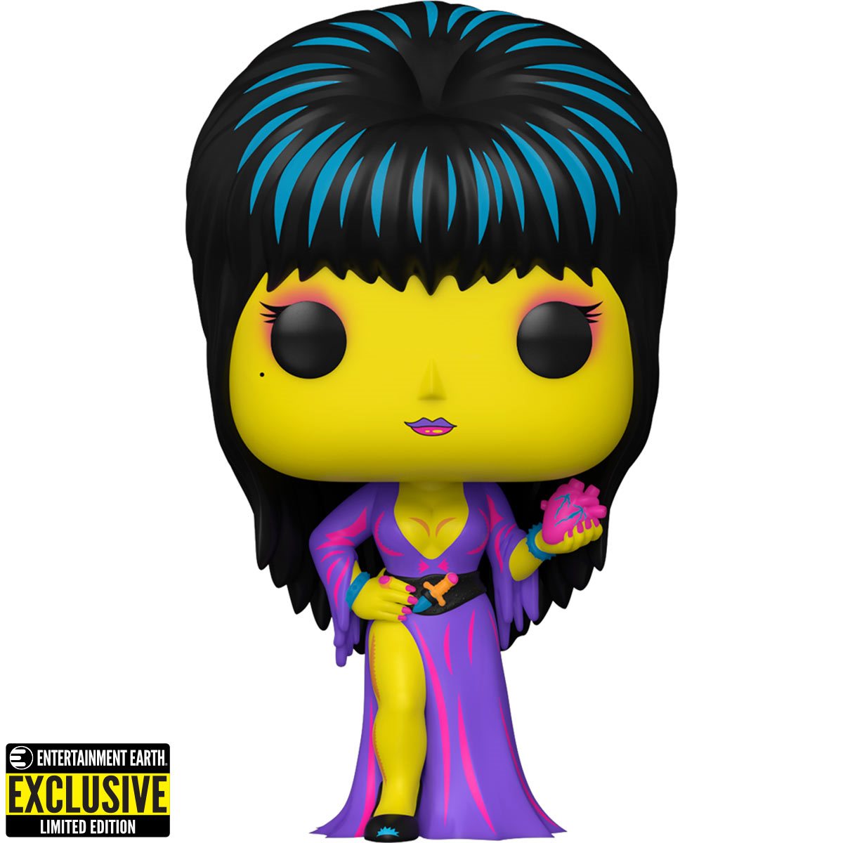 Funko Pop! Horror Mistress of the Dark - Elvira #68 Blacklight Entertainment Earth Exclusive