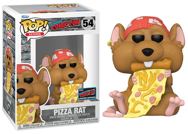 Funko Pop! Icons NY - Pizza Rat #54 New York Comic Con 2022 Exclusive