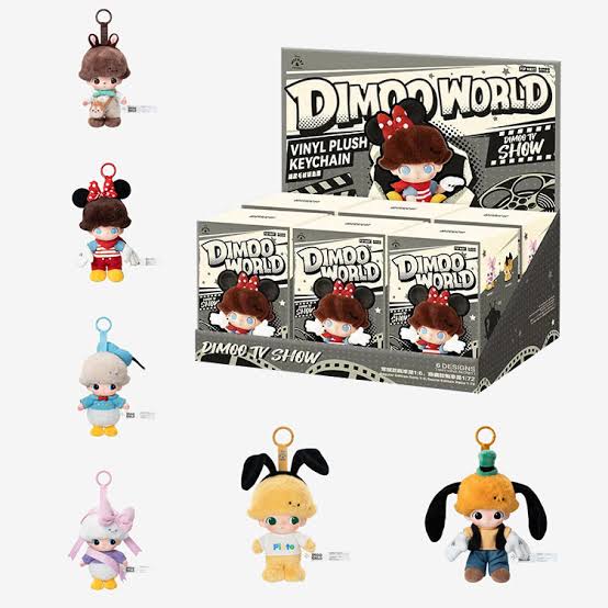 POP MART Disney Dimoo World Blind Box Vinyl Plush