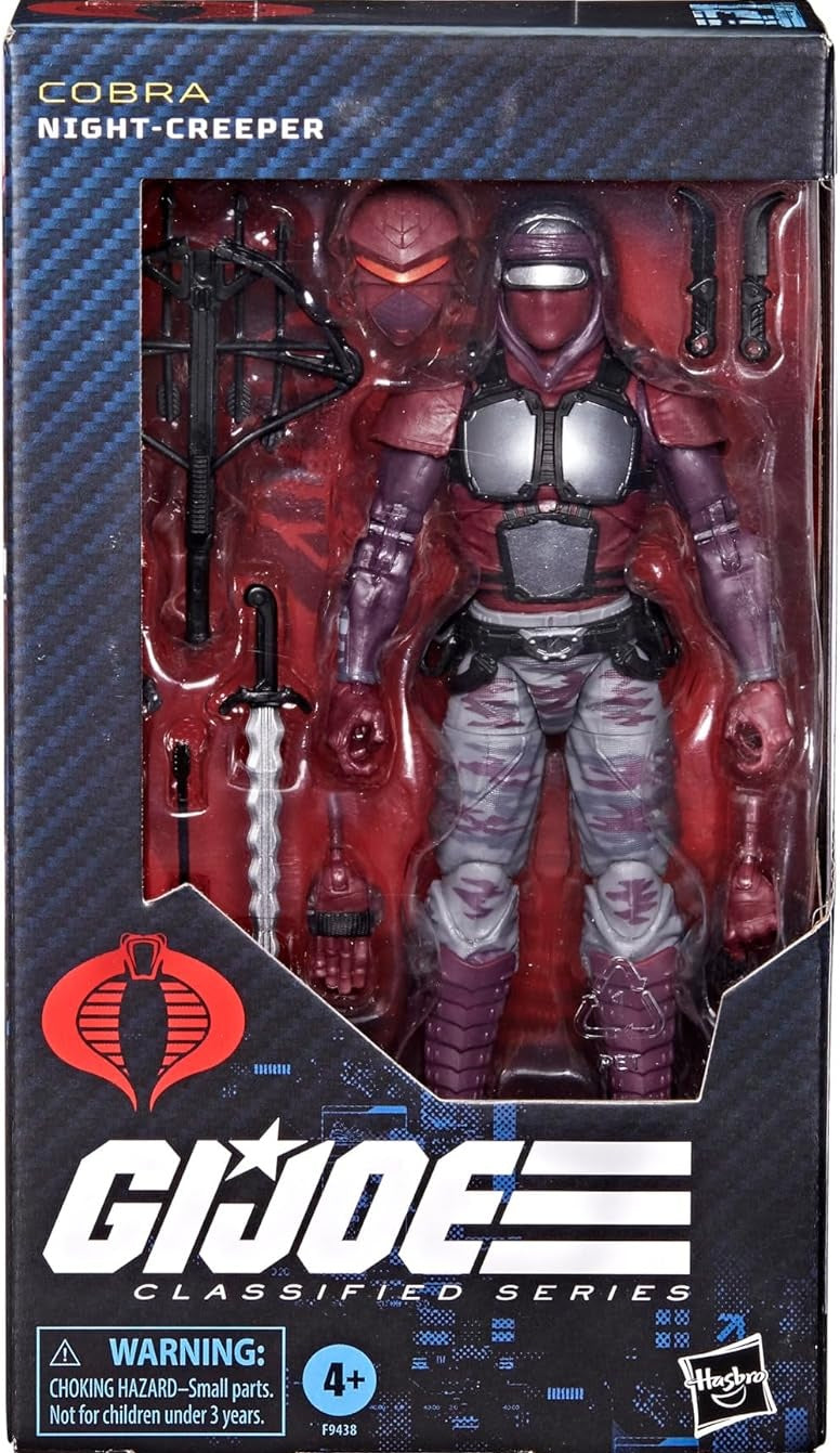 Hasbro G.I. Joe Snake Eyes Ninja Strike Night Creeper Action Figure