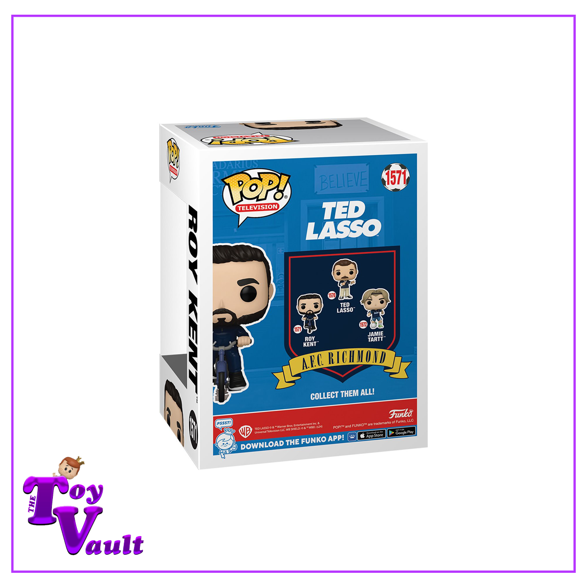 Funko Pop! Television Ted Lasso - Roy Kent on Bike #1571