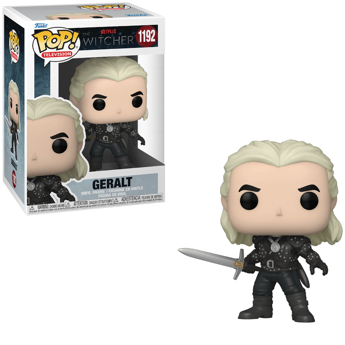 Funko Pop! Television Netflix Witcher Geralt #1192