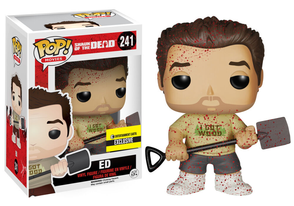 Funko Pop! Movies Shaun Of The Dead ED #241 Entertainment Earth Exclusive