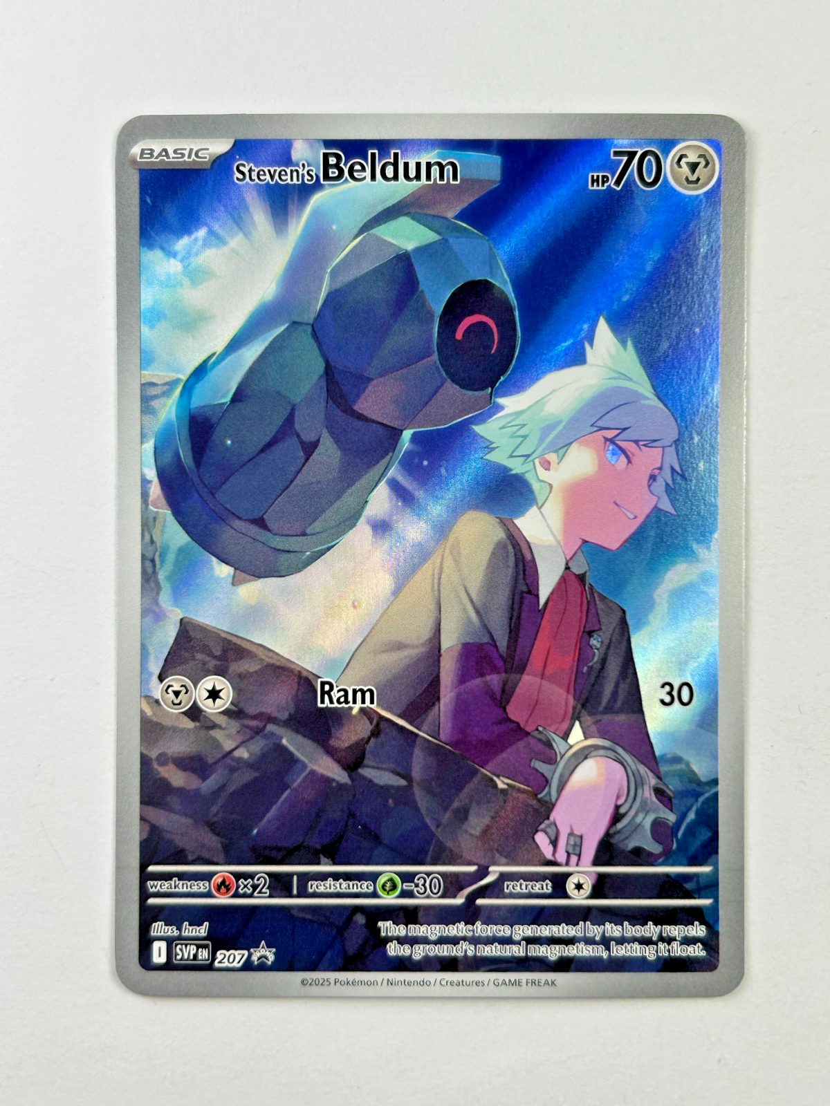Pokemon Steven's Beldum 207 SVP Black Star Promos