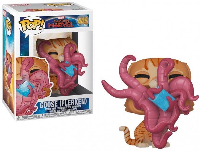 Funko Pop! Marvel Captin Marvel Goose (Flerken) #445 Glow in the Dark