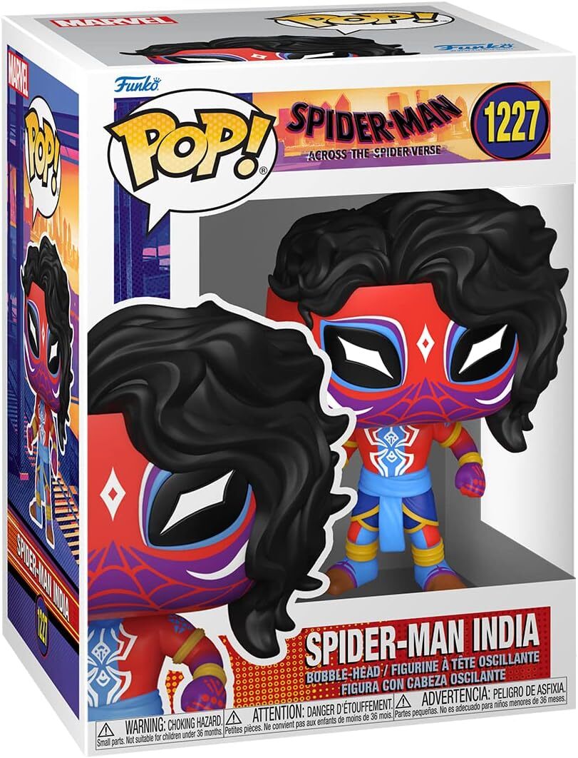 Funko Pop! Movies Marvel Spider-Man Across The Spiderverse Spider-Man India #1227