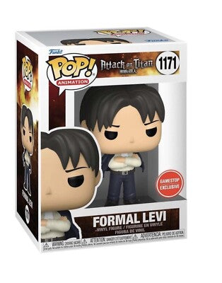 Funko Pop! Animation Attack On Titan Formal Levi #1171 GameStop Exclusive