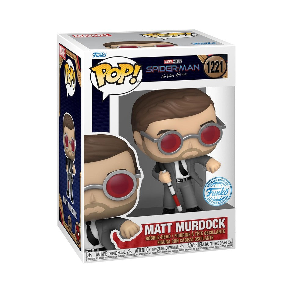 Funko Pop! Marvel Spider-Man No Way Home Matt Murdock #1221 Entertaiment Earth Exclusive