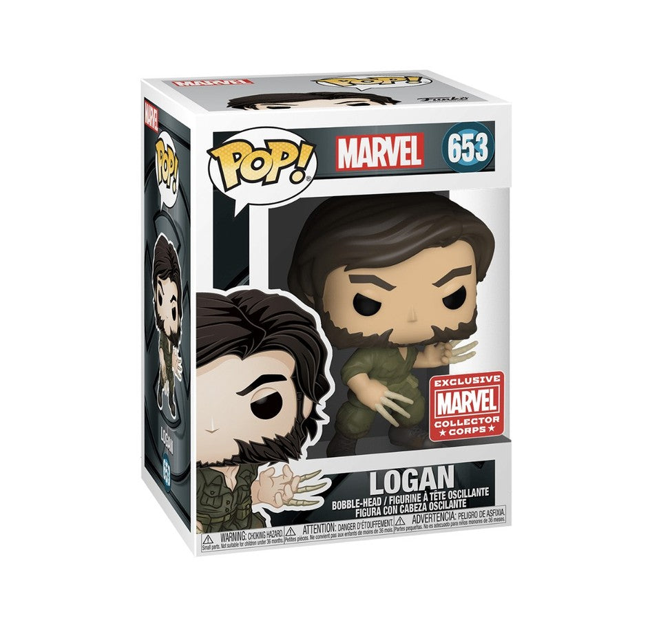 Funko Pop! Logan (Marvel) #653 Marvel Collector Corps Exclusive