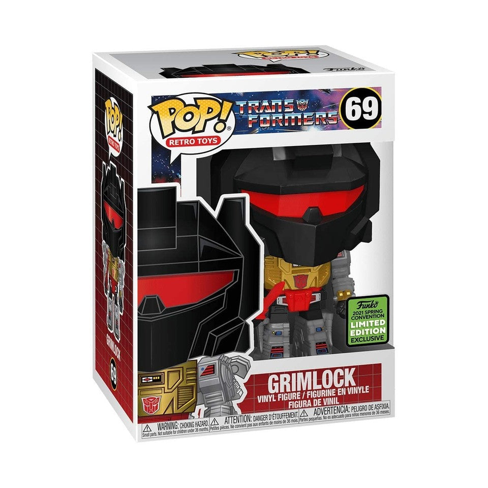 Funko Pop! Retro Toys Transformers Grimlock #69 Spring Convention 2021 Limited Edition