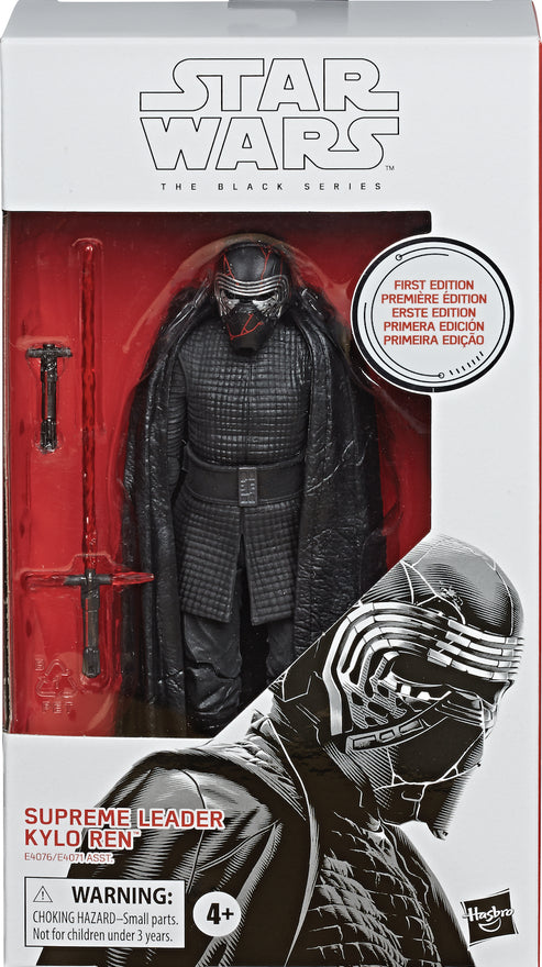 Hasbro Star Wars The Black Series Supreme Leader Kylo Ren First Edition Action Figure
