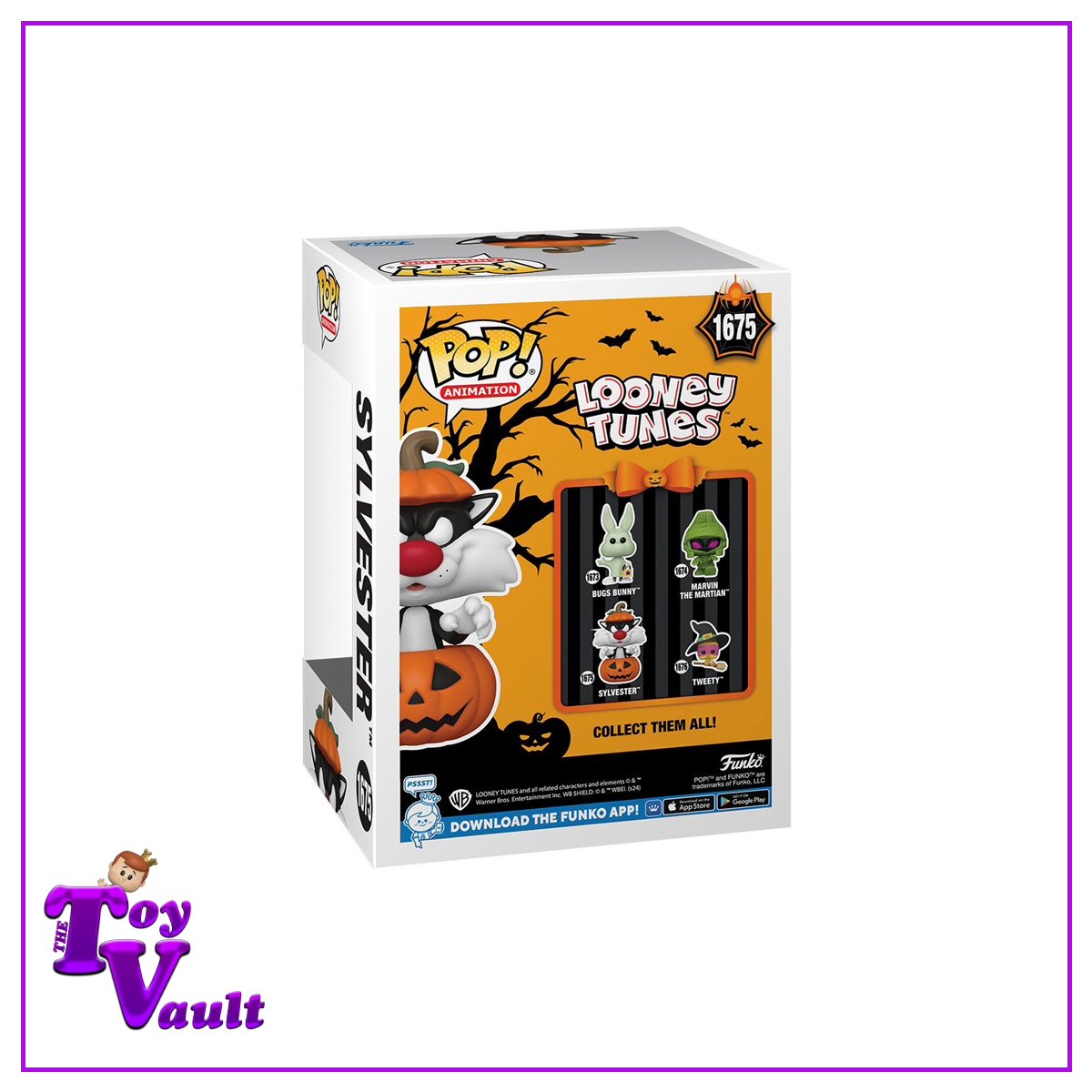Funko Pop! Television Looney Tunes Horror Halloween - Sylvester Cat (Pumpkin) #1675